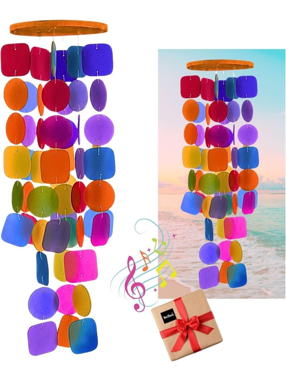 New Wind Chimes, Outside Windchimes, Outdoor, Garden Decorations